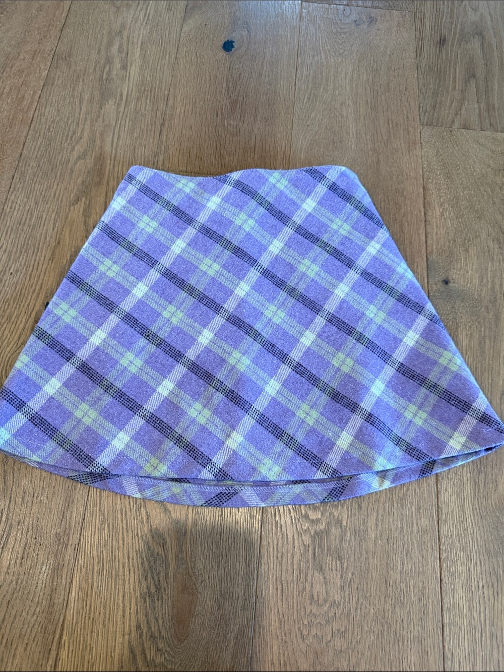 Vintage Talbots Kids Plaid Wool Skirt - 6